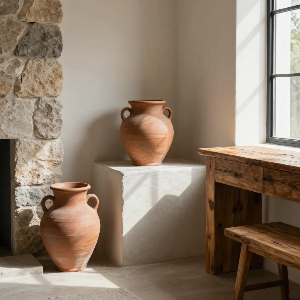 Houten interieur met natuurlijke afwerking